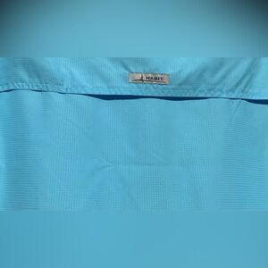 Ladies sports shirt, color light blue size large
